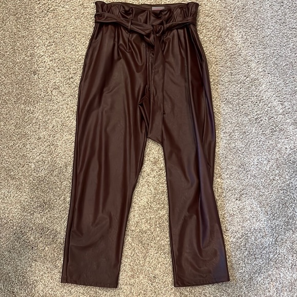 Commando faux leather paper bag waist pants - Picture 1 of 3